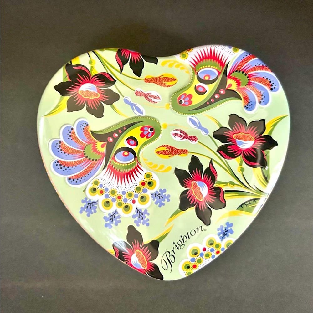 Brighton heart-shaped tin. *No Jewelry Included*